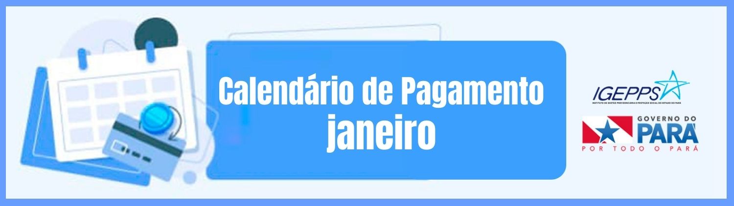 Cronograma de pagamento – janeiro de 2026
