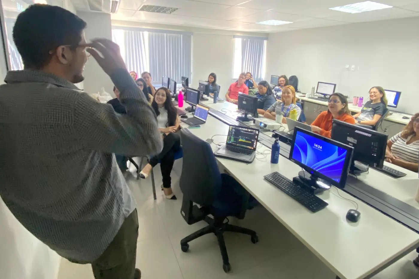 Professor André Coelho ministrou a oficina