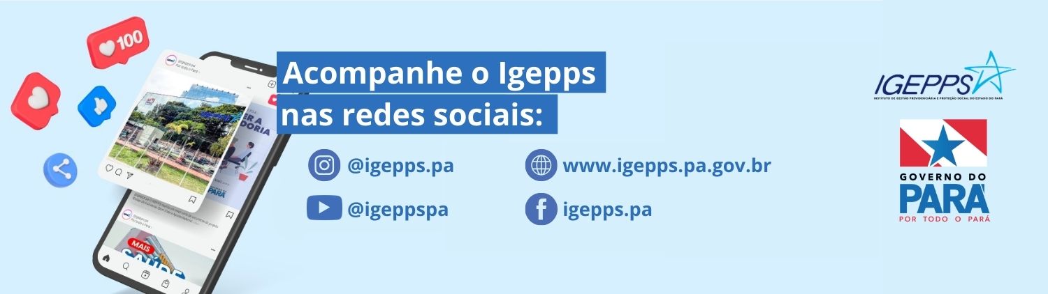 Acompanhe o Igepps nas redes sociais: